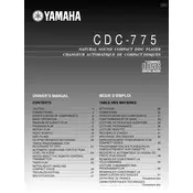 Yamaha CDC-775 Disc Player manual cover