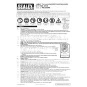 Sealey PW2000PA Pressure Washer manual cover