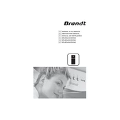 Brandt BFD2302BW Refrigerator manual cover