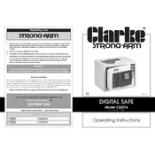 Clarke 7710090 CS2074 Strong-Arm Digital manual cover