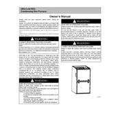 Tempstar N95ESU Gas Furnace manual cover