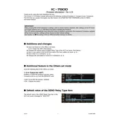 Icom IC-7800 Software manual cover