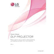 LG PB61U PB61U.AUS Projector manual cover