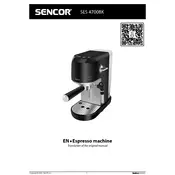 Sencor SES 4700BK Coffee Maker manual cover