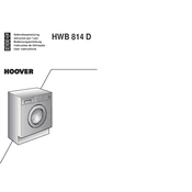 Hoover HWB 814D-80S manual cover