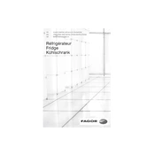 Fagor 3FSC-18XL Refrigerator manual cover