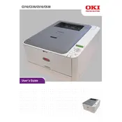 Oki C310 Europe Printer manual cover