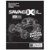 HPI Racing Savage X 4.6 101867 Race Kit manual cover