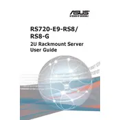 ASUS RS720-E9-RS8-G Server manual cover