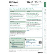 Roland TD-17 manual cover