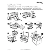 Xerox WorkCentre 3045 Repacking Instruction Printer manual cover