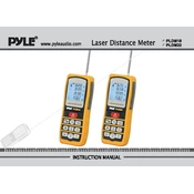 Pyle PLDM18 Distance Meter manual cover