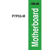 ASUS P7P55-M Motherboard manual cover