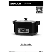 Sencor SPR 5508BK Slow Cooker manual cover