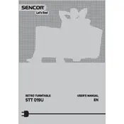 Sencor STT 019U Turntable manual cover