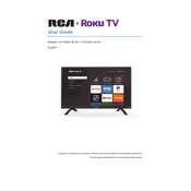 RCA ROKU TV RTR3260-B-US TV manual cover