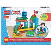 Mega Bloks Mattel Percy Washdown CYM85 Construction Set manual cover