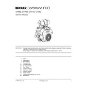 Kohler CH682 Engine manual cover