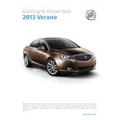 Buick Verano 2013 manual cover