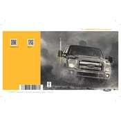 Ford F-250 Super Duty 2014 manual cover