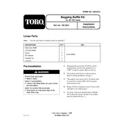 Toro Z Collection System 100-5841 Baffle Kit manual cover