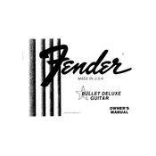 Fender Bullet Deluxe Guitar Guitar manual cover