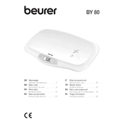 Beurer BY 80 Baby Scale manual cover