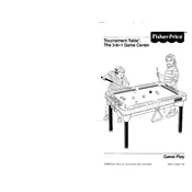 Fisher Price Mattel Tournament Table 73360 Toy manual cover