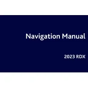 Acura RDX 2023 SUV manual cover