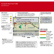 Acura TSX AcuraLink Real-Time Traffic 2010 Sedan manual cover