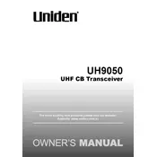 Uniden UH79050 Transceiver manual cover