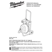 Milwaukee M18 2817-20 Drum Machine manual cover