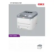 Oki C711WT Europe Printer manual cover