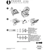 Xerox Tektronix Phaser 2135 Print on Labels-Letter LEF Printer manual cover