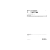 Casio CTX8000IN Keyboard manual cover