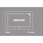 Sencor SDF1080 B Frame manual cover