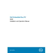 Dell Embedded Box PC 5000 Desktop manual cover