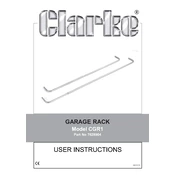 Clarke 7628904 CGR1 Garage Rack manual cover