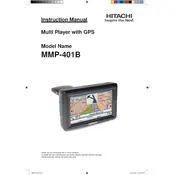 Hitachi MMP-401B GPS manual cover