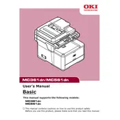 Oki MC361dn Asia & Oceania Printer manual cover