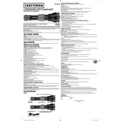 Craftsman CMXLFB500P Flashlight manual cover