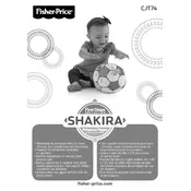 Fisher Price Mattel Shakira First Steps Collection CJT74 Toy manual cover