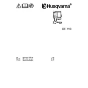 Husqvarna DE 110i Dust Collector manual cover