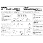 Yamaha ED10 Drums manual cover