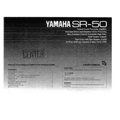 Yamaha SR-50 Amplifier manual cover