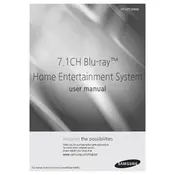 Samsung HT-H7730WM Home Theater System manual cover