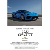 Chevrolet Corvette 2022 manual cover