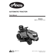 Ariens 936 Series 936074 Tractor manual cover