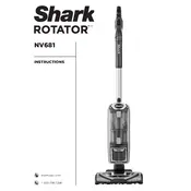 Shark Rotator NV681 Vacuum manual cover