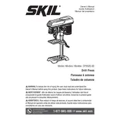 Skil DP9505-00 Drill Press manual cover